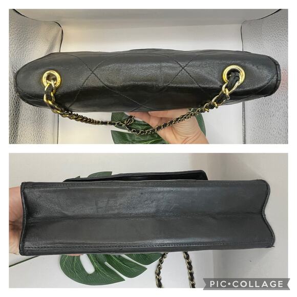 Chanel Vintage Black Quilted Lambskin 19 Flap Crossbody Long Shoulder Bag - Picture 12 of 15